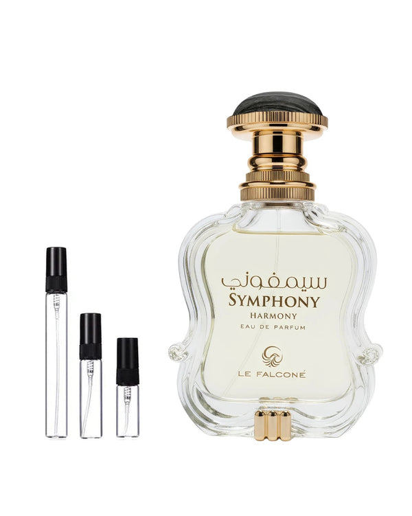 Le Falcone Symphony Harmony sample – decant in a glass spray vial (2, 5 or 10 ml)