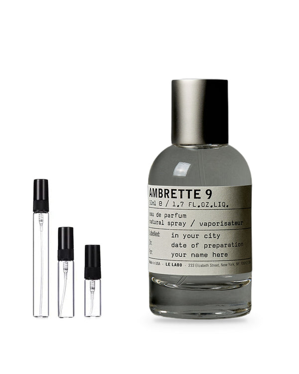 Le Labo Ambrette 9 sample – decant in a glass spray vial (2, 5 or 10 ml)