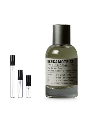 Le Labo Bergamote 22 sample – decant in a glass spray vial (2, 5 or 10 ml)