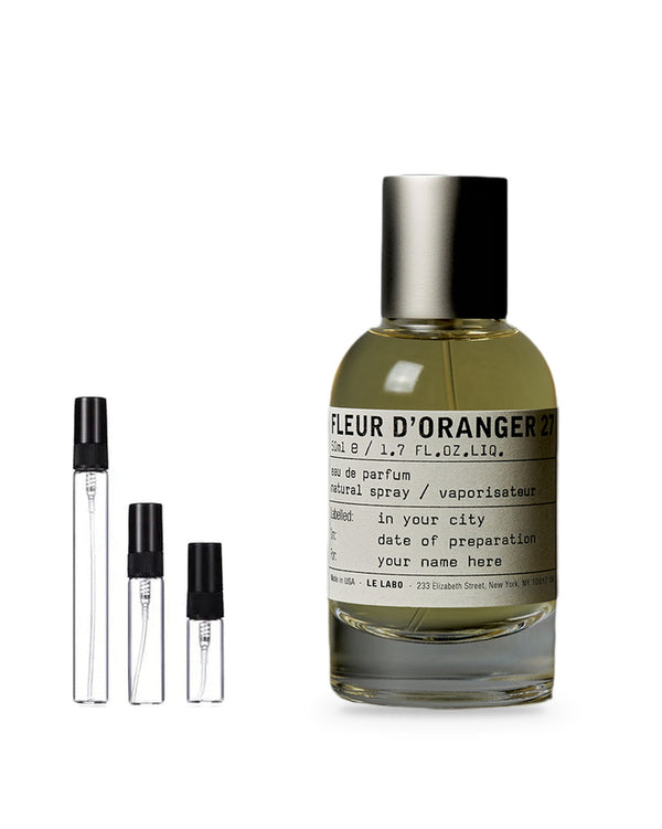 Le Labo Fleur D'Oranger 27 sample – decant in a glass spray vial (2, 5 or 10 ml)