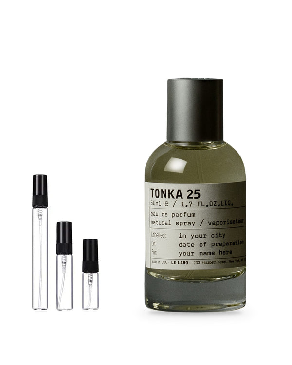 Le Labo Tonka 25 sample – decant in a glass spray vial (2, 5 or 10 ml)