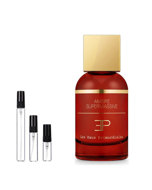 Les Eaux Primordiales Ambre Supermassive Extrait de Parfum Sample – 2, 5 or 10 ml decant in a glass spray vial