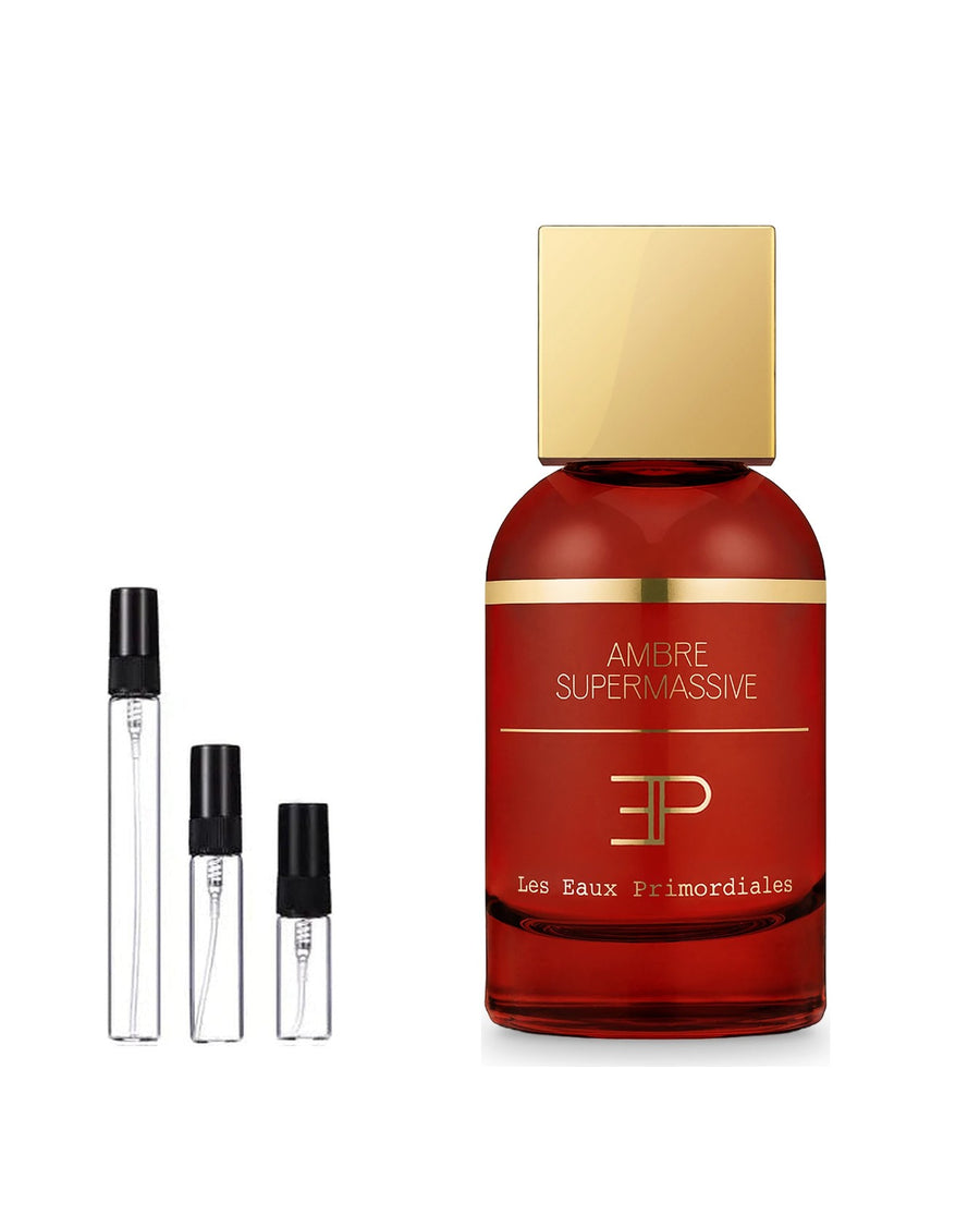 Les Eaux Primordiales Ambre Supermassive sample – decant in a glass spray vial (2, 5 or 10 ml)
