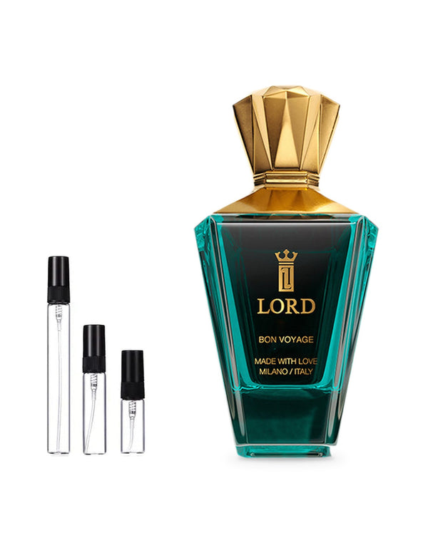 Lord Milano Bon Voyage sample – decant in a glass spray vial (2, 5 or 10 ml)