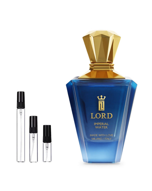 Lord Milano Imperial Water sample – decant in a glass spray vial (2, 5 or 10 ml)