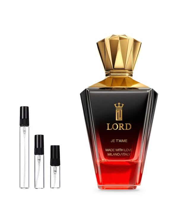 Lord Milano Je T'Aime sample – decant in a glass spray vial (2, 5 or 10 ml)