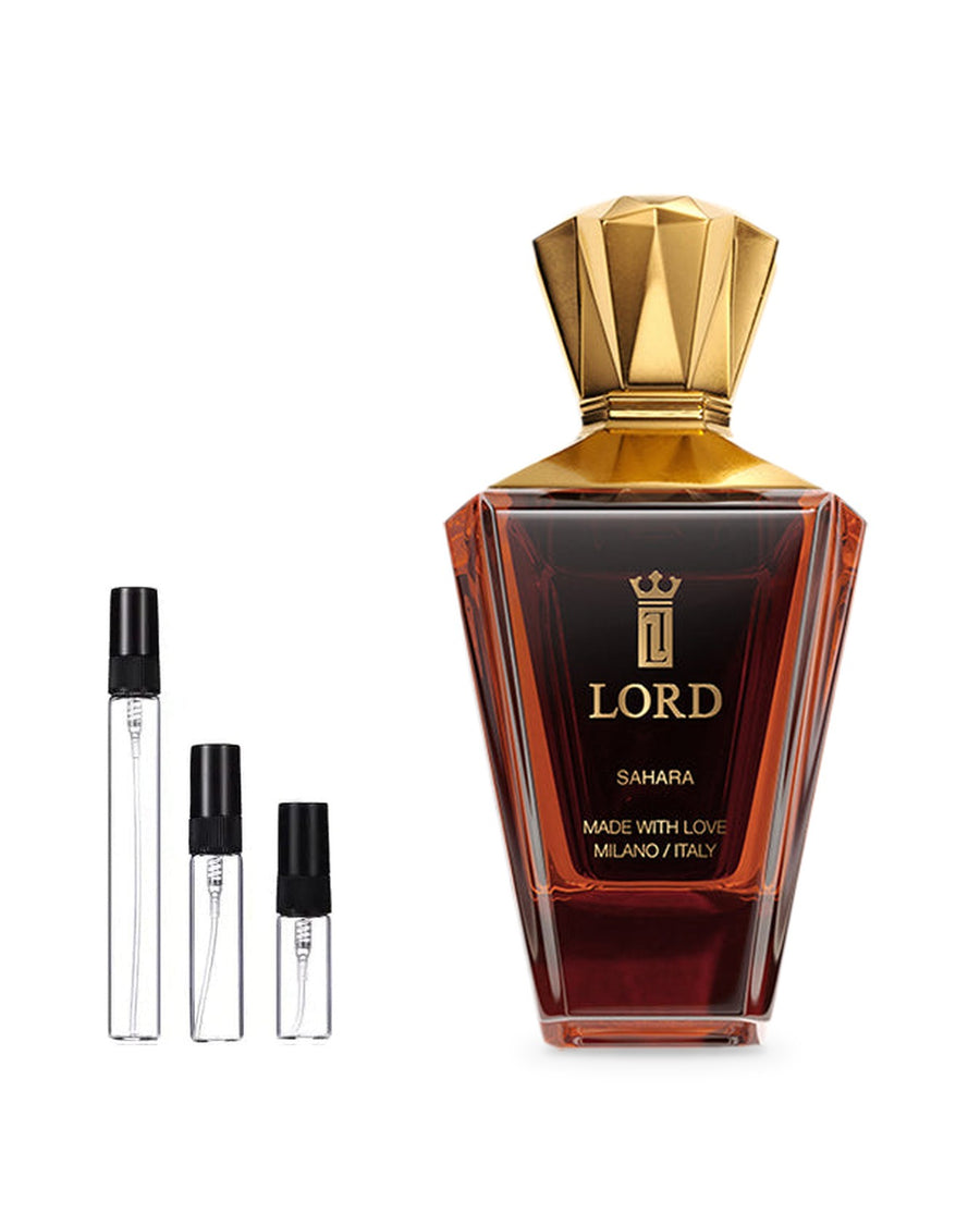Lord Milano Sahara sample – decant in a glass spray vial (2, 5 or 10 ml)