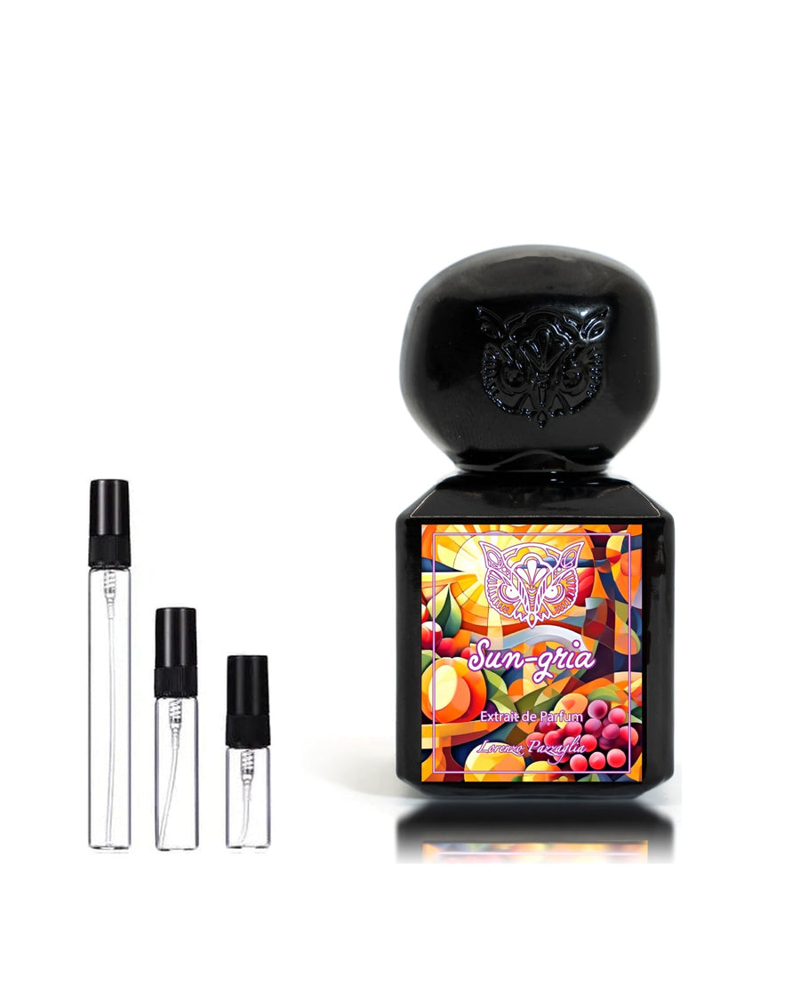 Lorenzo Pazzaglia Sun-gria sample – decant in a glass spray vial (2, 5 or 10 ml)