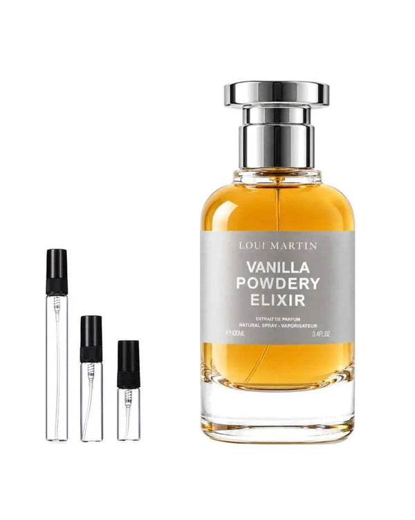 Loui Martin Vanilla Powdery Elixir sample – decant in a glass spray vial (2, 5 or 10 ml)