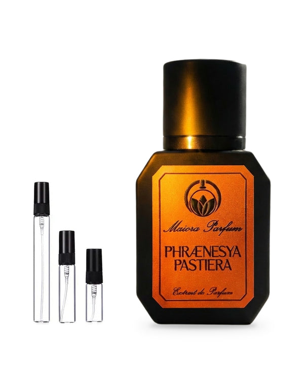Maiora Parfum Phraenesya Pastiera sample – decant in a glass spray vial (2, 5 or 10 ml)