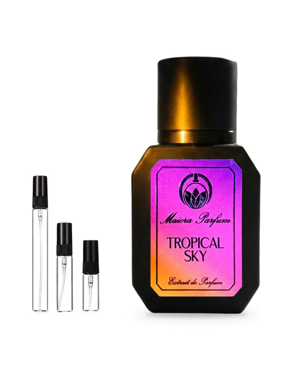 Maiora Parfum Tropical Sky sample – decant in a glass spray vial (2, 5 or 10 ml)