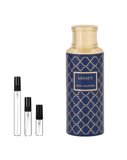 Maison Asrar Legacy sample – decant in a glass spray vial (2, 5 or 10 ml)