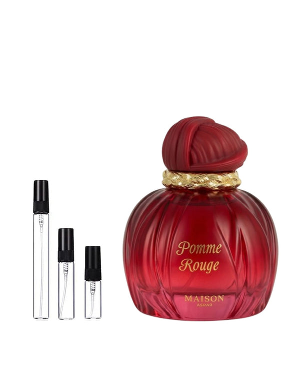 Maison Asrar Pomme Rouge sample – decant in a glass spray vial (2, 5 or 10 ml)