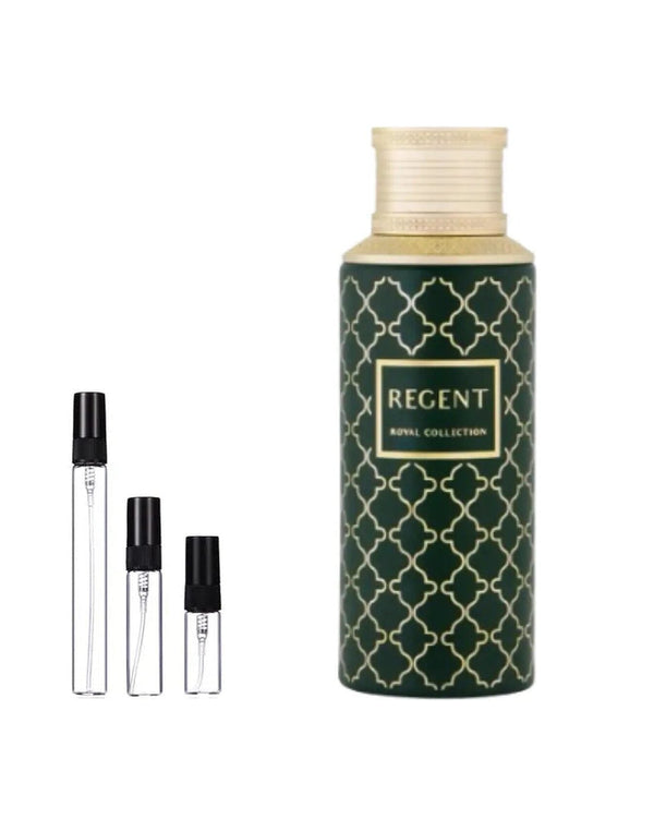 Maison Asrar Regent sample – decant in a glass spray vial (2, 5 or 10 ml)
