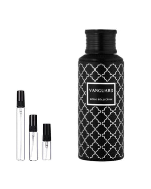 Maison Asrar Vanguard sample – decant in a glass spray vial (2, 5 or 10 ml)