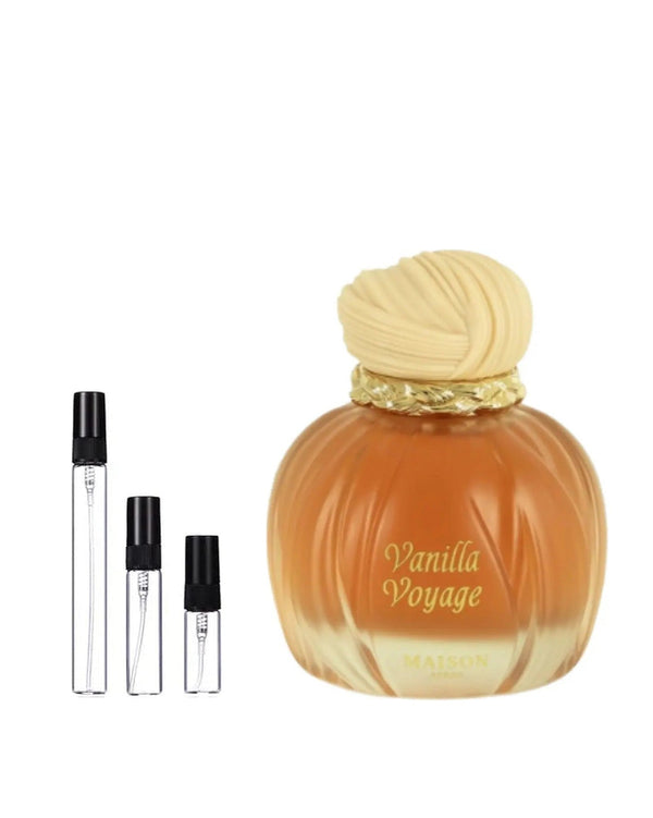 Maison Asrar Vanilla Voyage sample – decant in a glass spray vial (2, 5 or 10 ml)