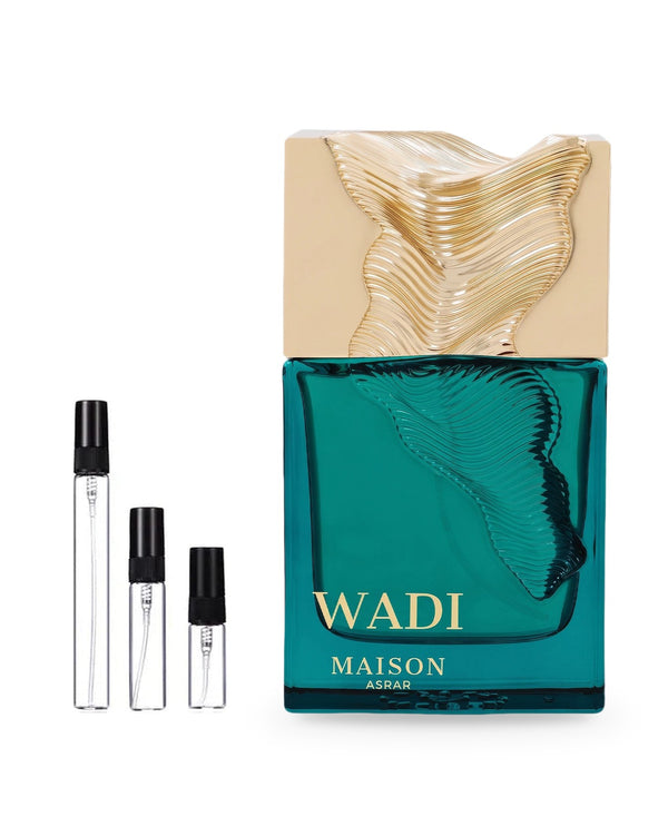 Maison Asrar Wadi sample – decant in a glass spray vial (2, 5 or 10 ml)