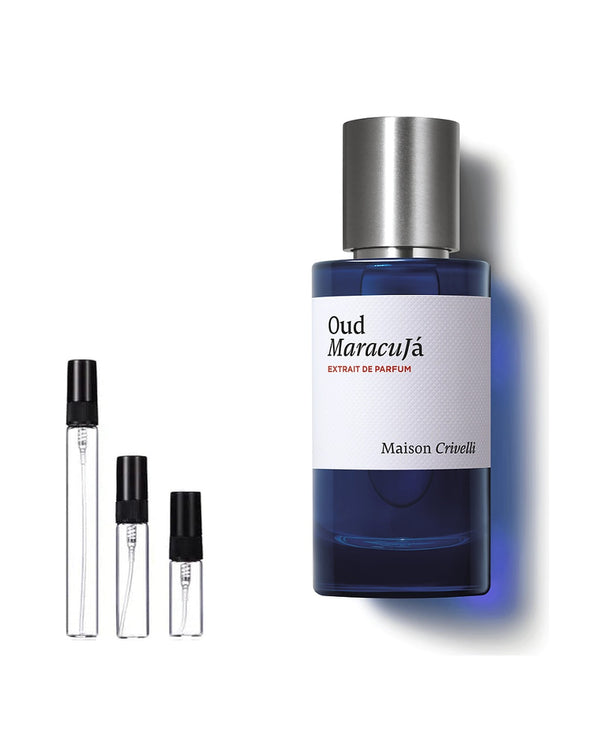 Maison Crivelli Oud Maracujá Extrait de Parfum Sample – 2, 5 or 10 ml decant in a glass spray vial