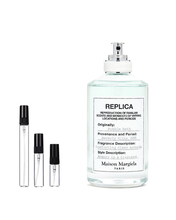 Maison Margiela Replica Bubble Bath Eau de Toilette Sample – 2, 5 or 10 ml decant in a glass spray vial