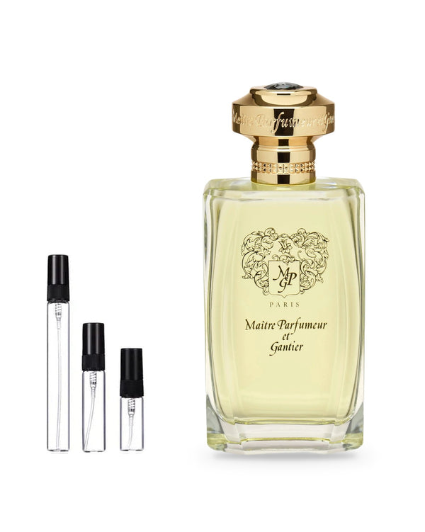 Maitre Parfumeur et Gantier Parfum d’Habit sample – decant in a glass spray vial (2, 5 or 10 ml)