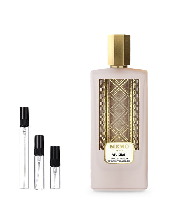 Memo Abu Dhabi sample – decant in a glass spray vial (2, 5 or 10 ml)
