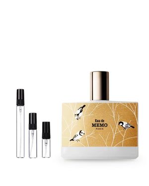 Memo Eau de Memo sample – decant in a glass spray vial (2, 5 or 10 ml)