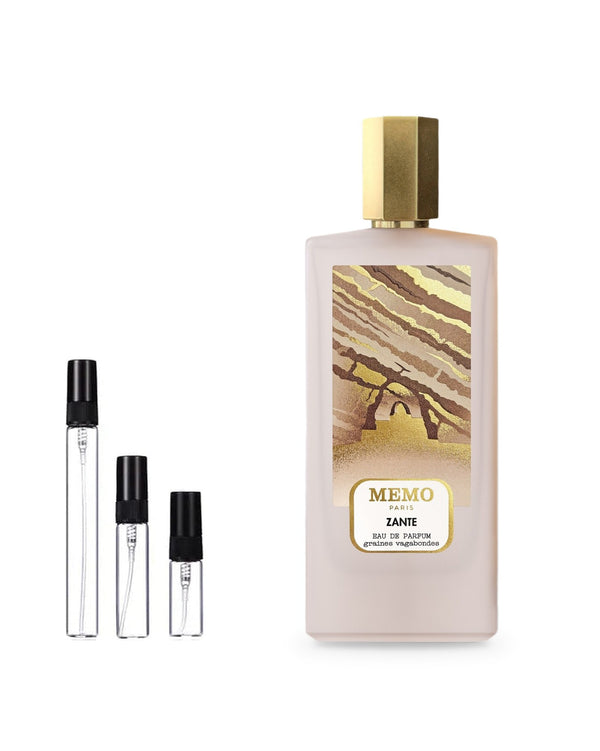 Memo Zante sample – decant in a glass spray vial (2, 5 or 10 ml)