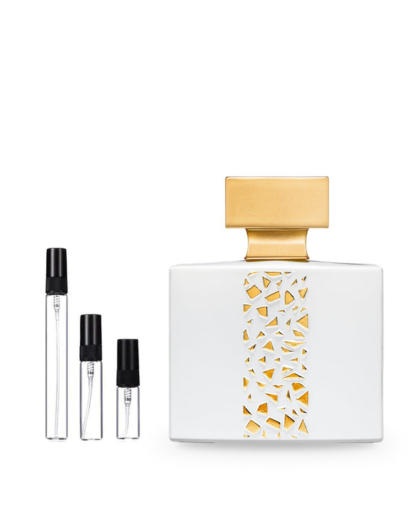M. Micallef Ylang in Gold sample – decant in a glass spray vial (2, 5 or 10 ml)
