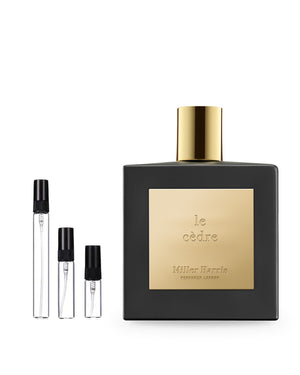Miller Harris Le Cedre sample – decant in a glass spray vial (2, 5 or 10 ml)