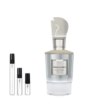Mind Games Blockade Extrait de Parfum Sample – 2, 5 or 10 ml decant in a glass spray vial
