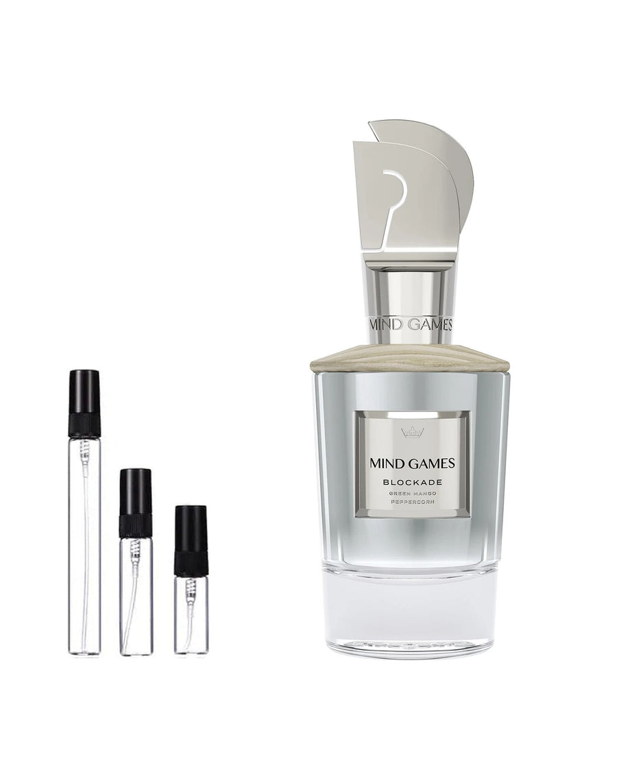 Mind Games Blockade sample – decant in a glass spray vial (2, 5 or 10 ml)