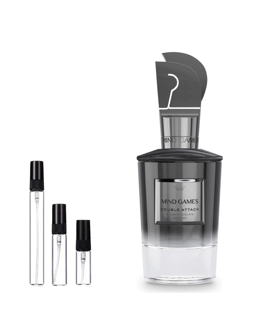 Mind Games Double Attack sample – decant in a glass spray vial (2, 5 or 10 ml)