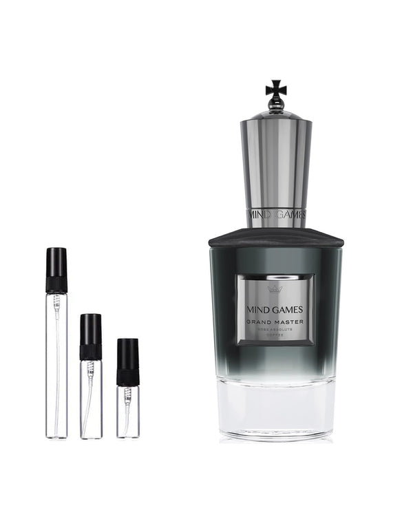 Mind Games Grand Master Extrait de Parfum Sample – 2, 5 or 10 ml decant in a glass spray vial