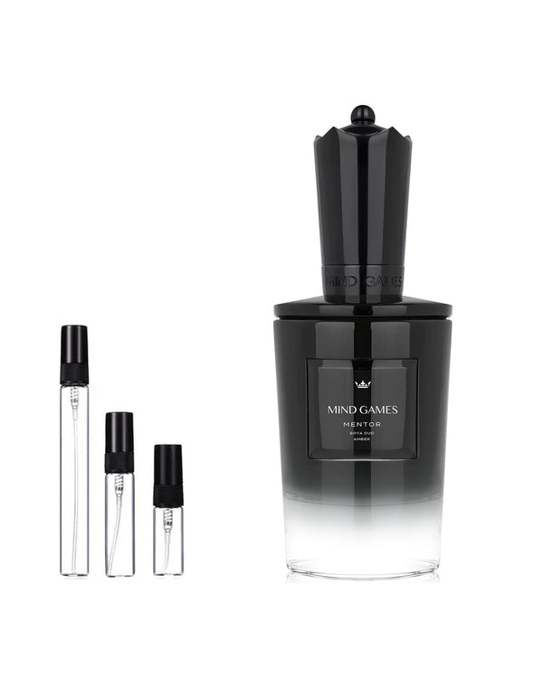 Mind Games Mentor Extrait de Parfum Sample – 2, 5 or 10 ml decant in a glass spray vial