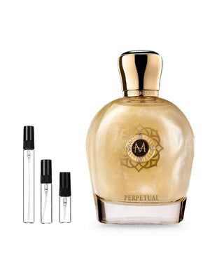 Moresque Perpetual sample – decant in a glass spray vial (2, 5 or 10 ml)