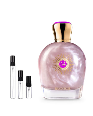 Moresque Rand Rose sample – decant in a glass spray vial (2, 5 or 10 ml)