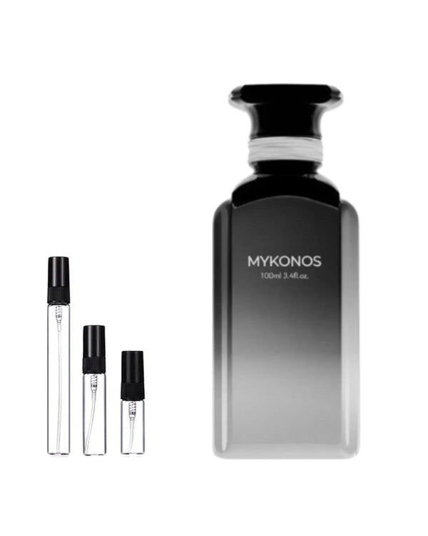 Mykonos California Signature sample – decant in a glass spray vial (2, 5 or 10 ml)