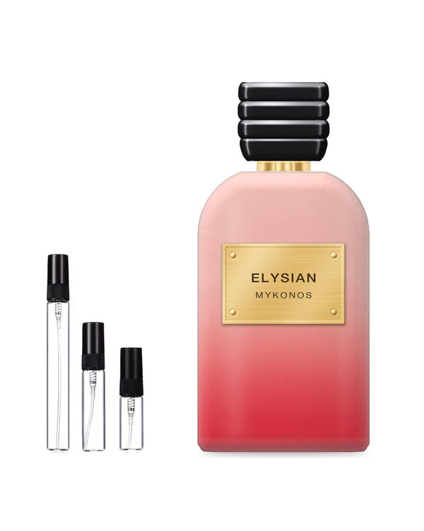 Mykonos Elysian sample – decant in a glass spray vial (2, 5 or 10 ml)