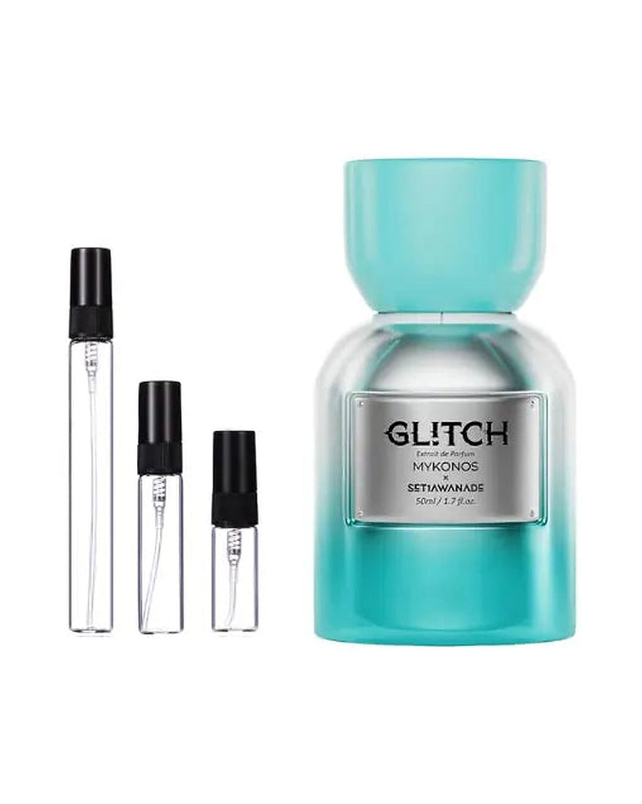 Mykonos Glitch sample – decant in a glass spray vial (2, 5 or 10 ml)