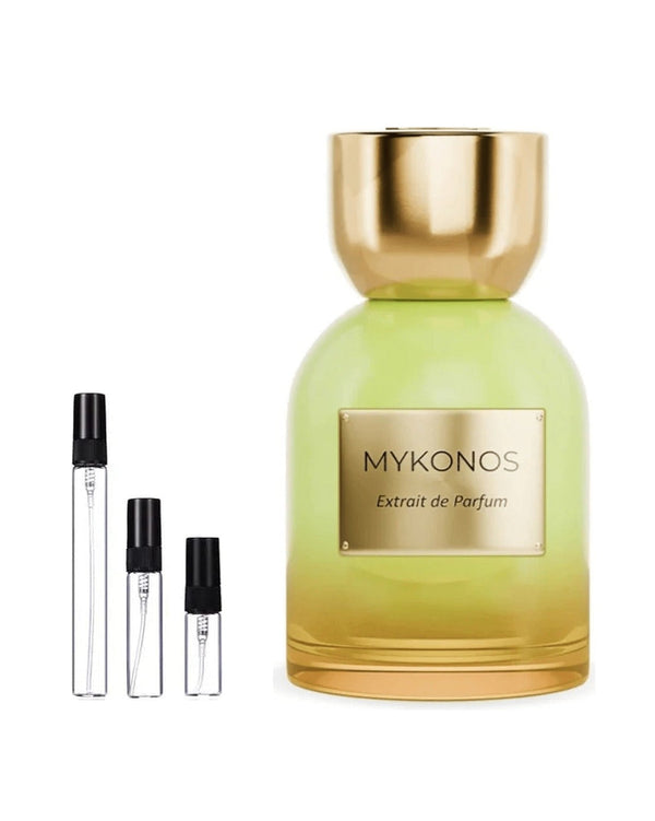 Mykonos Hawaiian Crush sample – decant in a glass spray vial (2, 5 or 10 ml)