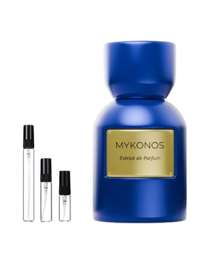 Mykonos Inception sample – decant in a glass spray vial (2, 5 or 10 ml)