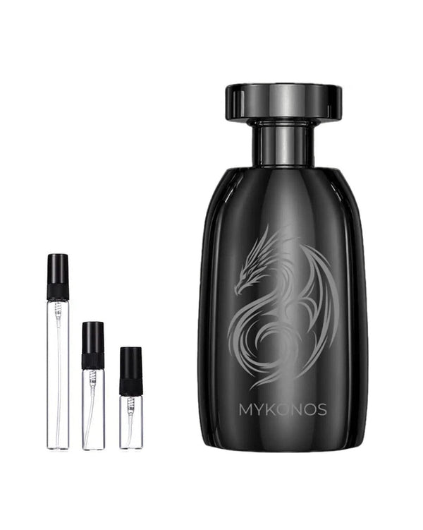 Mykonos Inferno sample – decant in a glass spray vial (2, 5 or 10 ml)