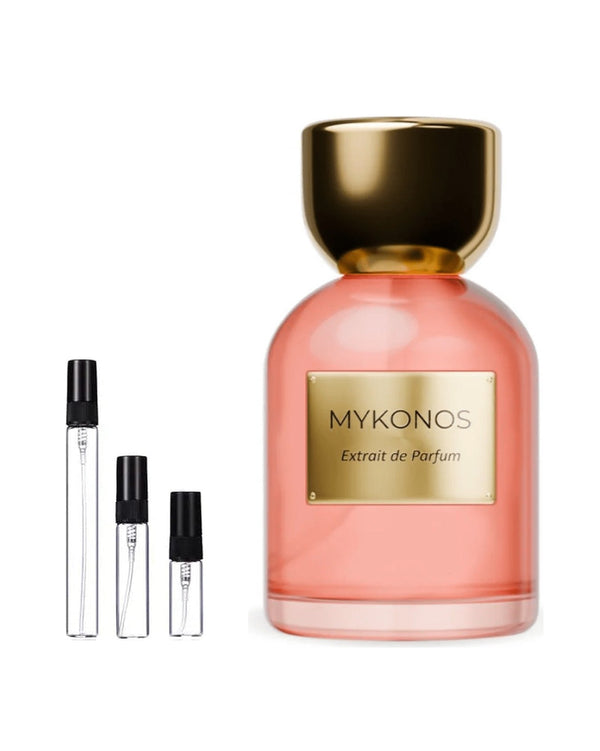 Mykonos Paradise sample – decant in a glass spray vial (2, 5 or 10 ml)