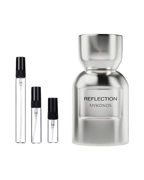 Mykonos Reflection sample – decant in a glass spray vial (2, 5 or 10 ml)