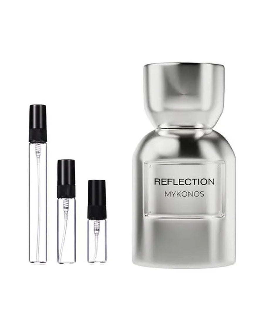 Mykonos Reflection sample – decant in a glass spray vial (2, 5 or 10 ml)