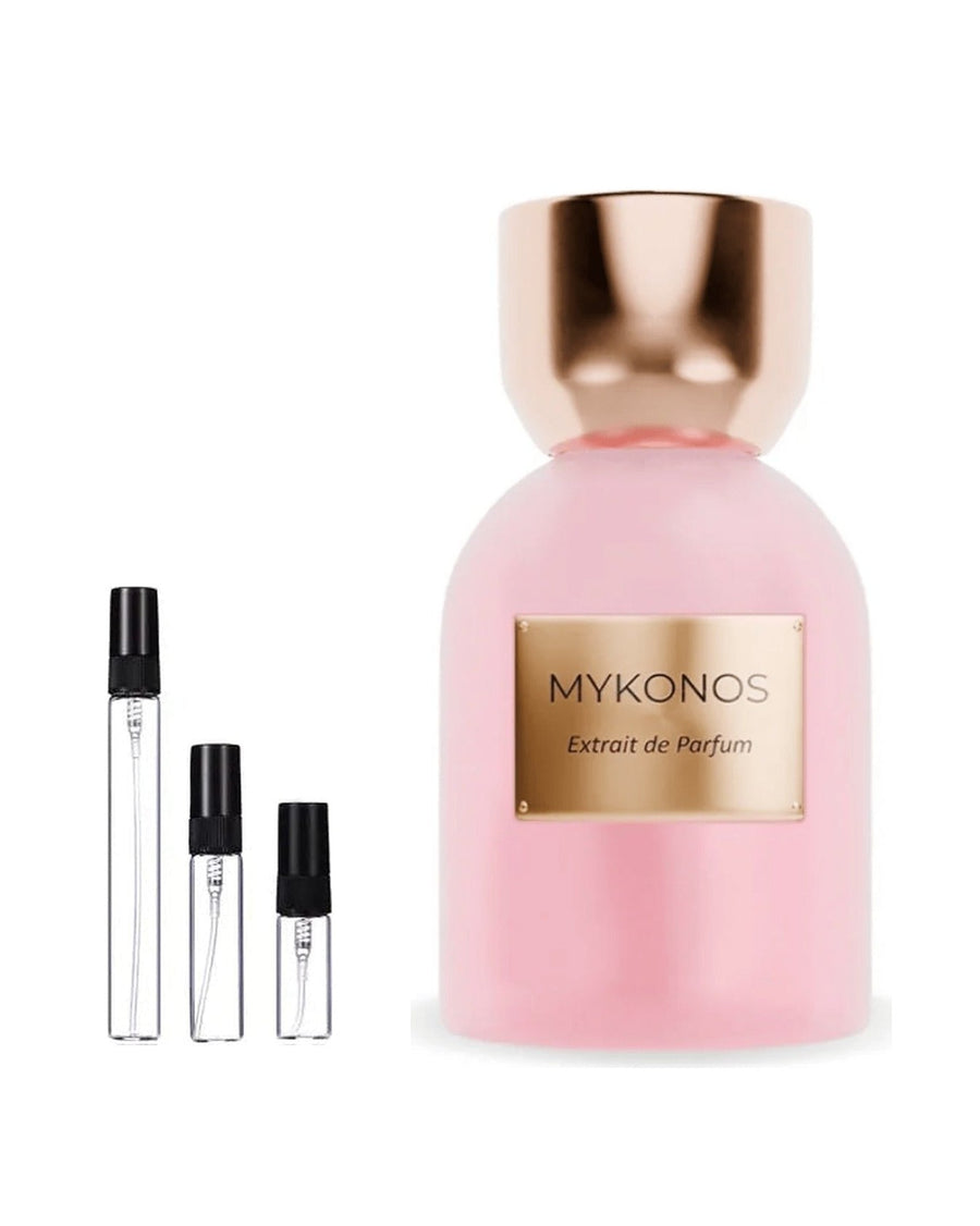 Mykonos Royal Ispahan sample – decant in a glass spray vial (2, 5 or 10 ml)