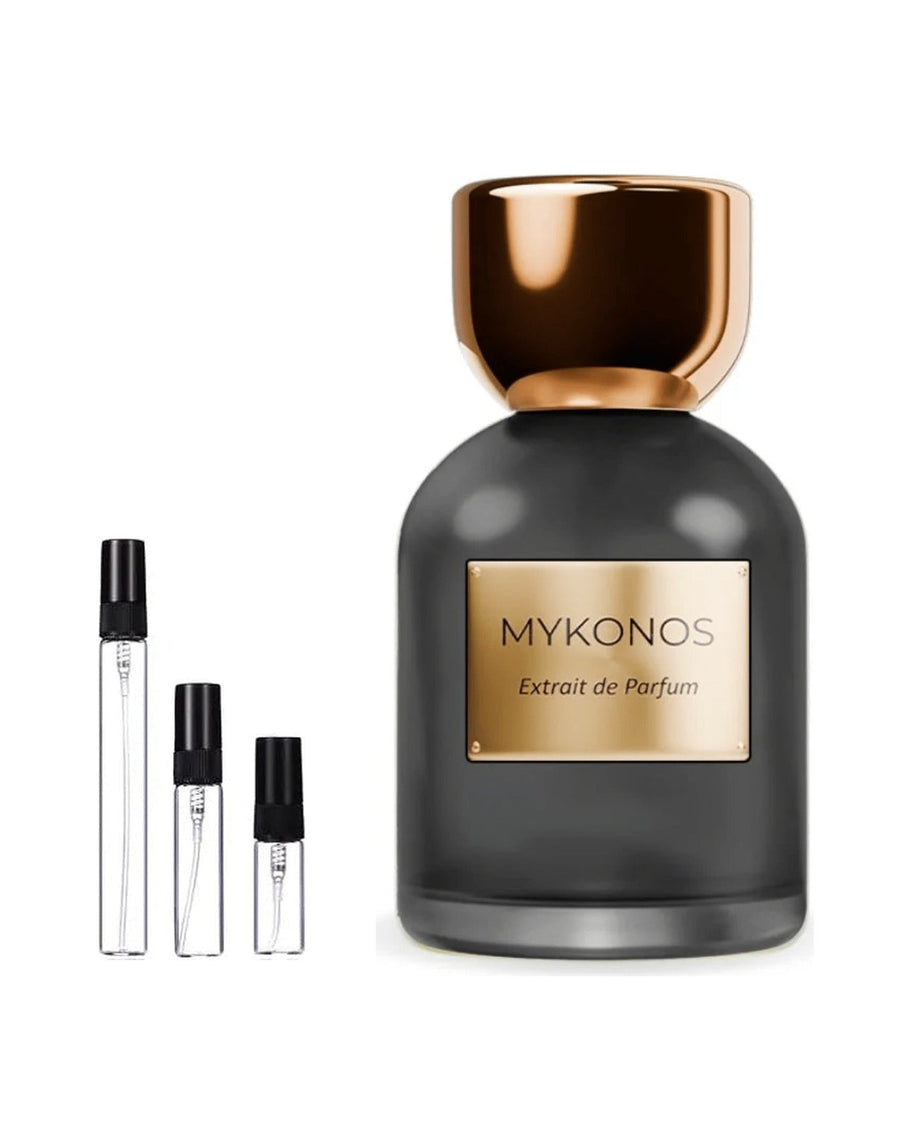 Mykonos Senja sample – decant in a glass spray vial (2, 5 or 10 ml)