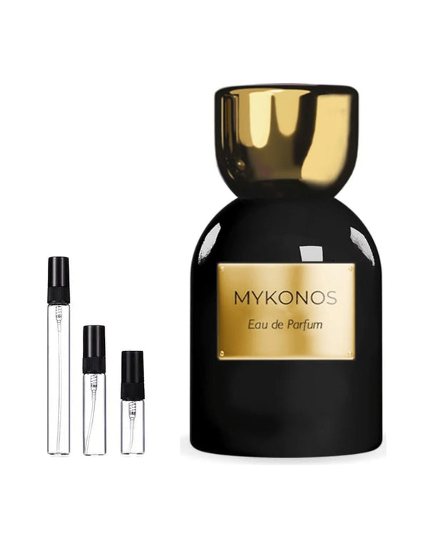 Mykonos Stilettos sample – decant in a glass spray vial (2, 5 or 10 ml)