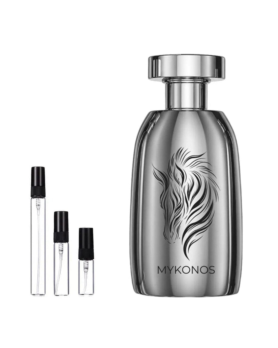 Mykonos Untamed sample – decant in a glass spray vial (2, 5 or 10 ml)