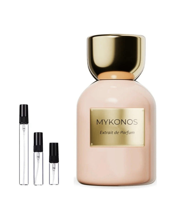 Mykonos Vanilla Clouds sample – decant in a glass spray vial (2, 5 or 10 ml)